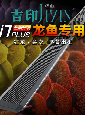 吉印i7PLus龙鱼专用灯LED增艳发色加强鳞片光泽防水潜水鱼缸灯