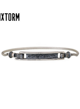 VIXTORM正品925银手链 原创设计作旧男女潮牌 小巧简约款Zar