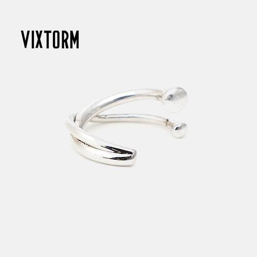 云珥VIXTORM S925纯银耳夹无耳洞佩戴极简设计百搭饰品耳饰Nimbus