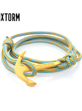 VIXTORM SAG手链 潮牌经典款 船锚磨砂工艺简约个性设计现货