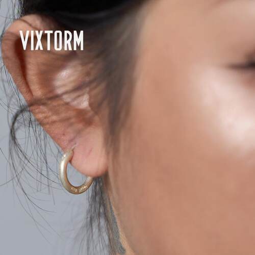 VIXTORM设计s925纯银耳环手工制