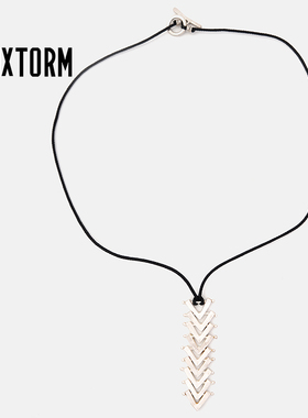 Volante飞翔足银项链 VIXTORM原创S990纯银手工制V字形吊坠送证书