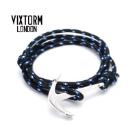 VIXTORM trendy brand bracelet, classic anchor silver, suitable for men and women, couple watches, accessories, bracelet AS