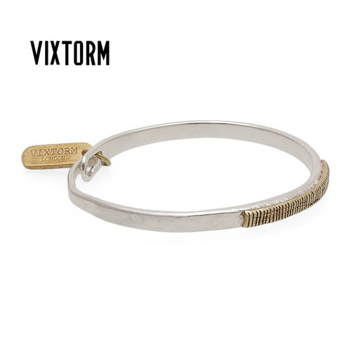 VIXTORM990足银手工捶打手镯