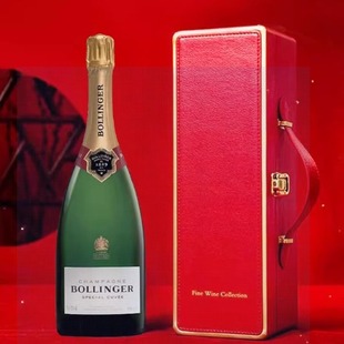 法国原装进口bollinger堡林爵香槟酒高档送礼干白起泡葡萄酒750ml