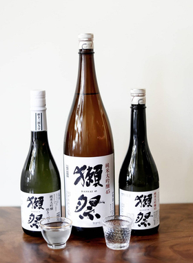 日本进口DASSAI獭祭45 39 23二割三分纯米大吟酿清酒 赖濑祭300ml