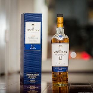 苏格兰进口Macallan麦卡伦12/15年蓝钻双桶单一麦芽威士忌酒700ml