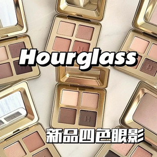 钟楚曦同款新品Hourglass四色眼影盘小样沙漏 荒漠 燕麦 玫瑰试色