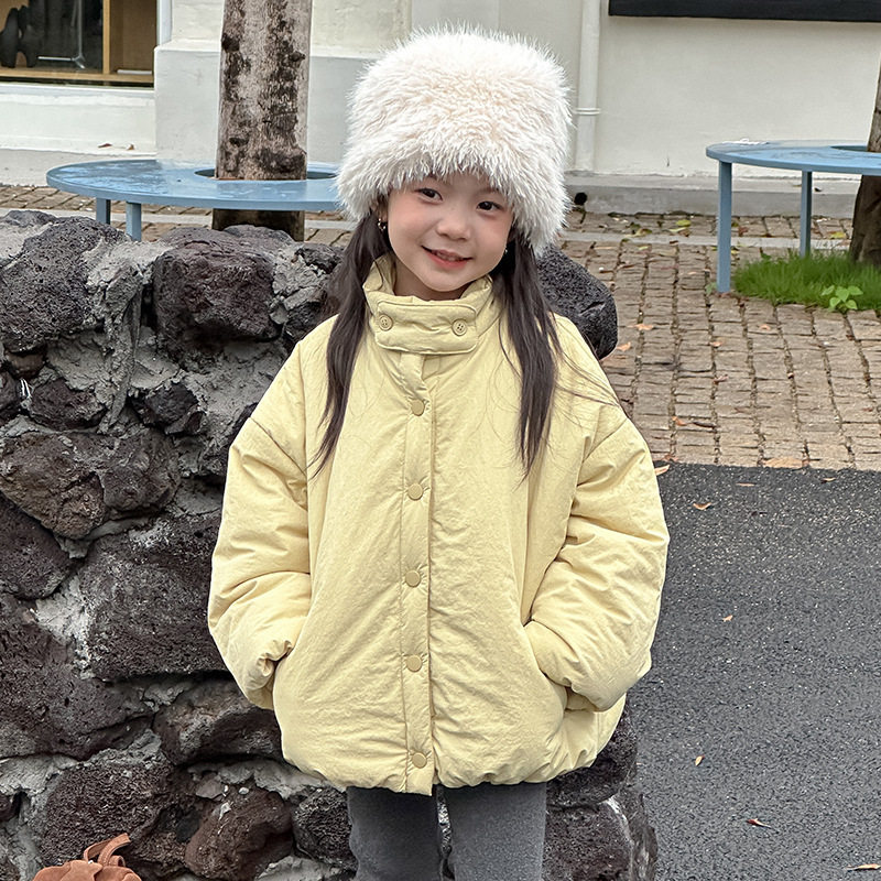 女童冬季新款洋气加厚棉服