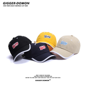 韩版 学院风chic百搭棒球帽女软顶情侣鸭舌帽男嘻哈潮牌街舞帽潮