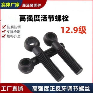 12.9级高强度吊环螺丝活节螺栓活结螺丝鱼眼螺栓GB798 M6M8M12M36