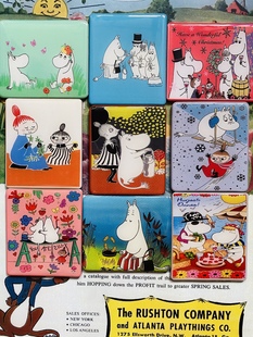 出口外贸姆明Moo.min超大磁性冰箱贴便签磁性贴 第六季