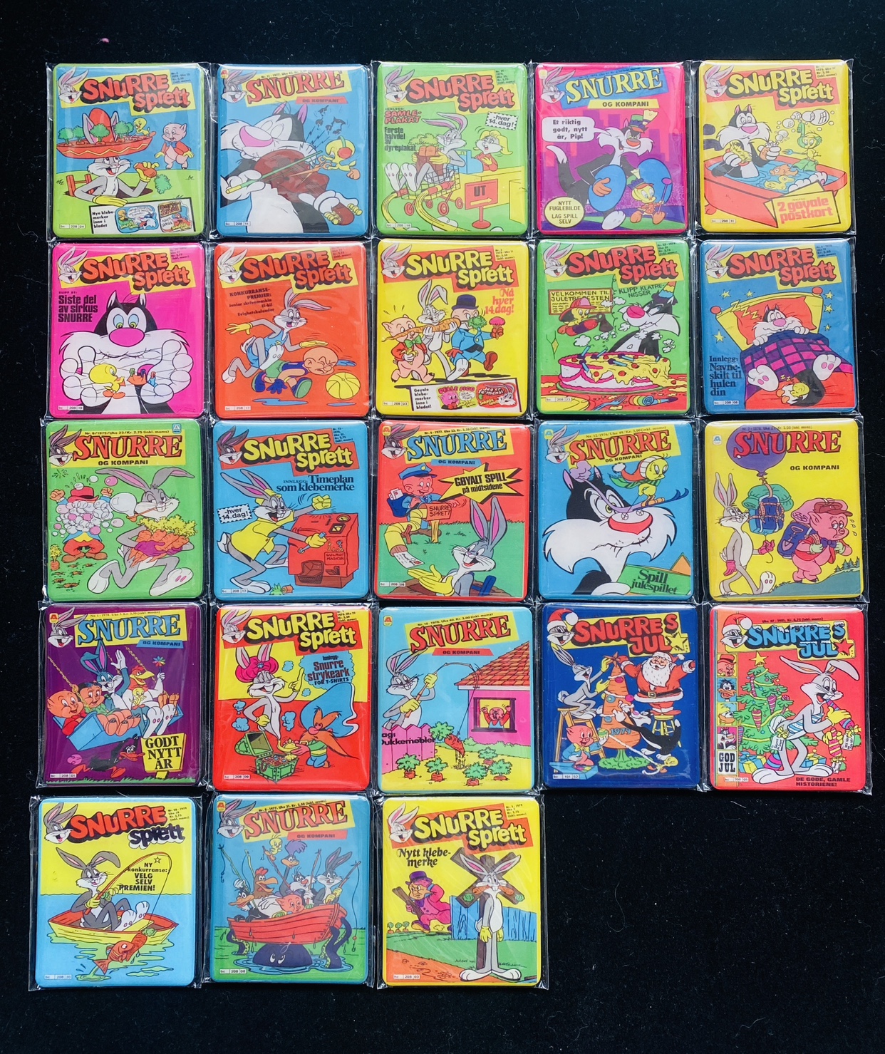 出口外贸looney tunes兔八哥傻大猫超大磁性冰箱贴软磁性贴装饰贴