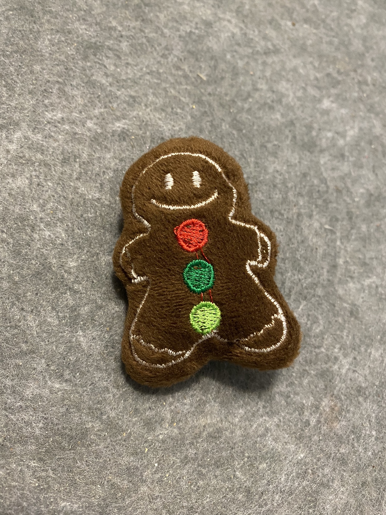出口日本可爱毛绒姜饼小人胸针包挂件装饰