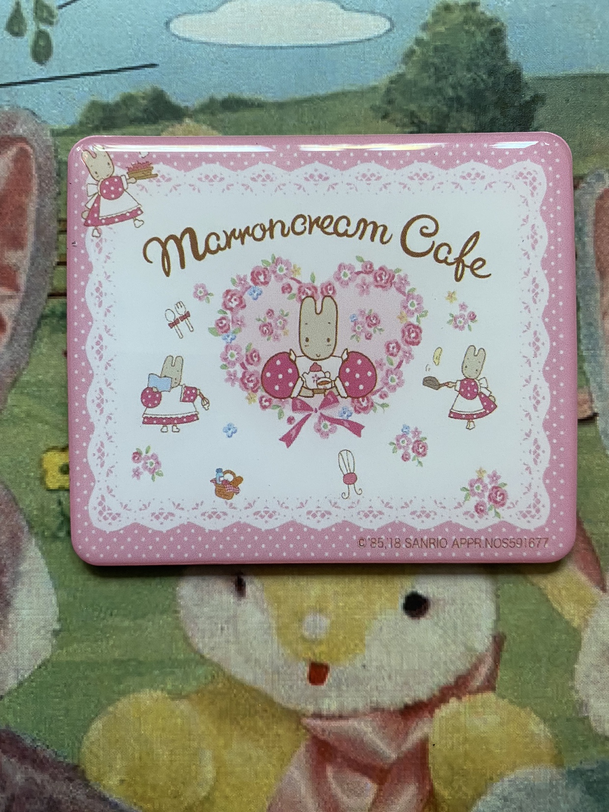 出口日本Sanrio超大磁性茉莉兔创意冰箱贴便签夹防盗门装饰