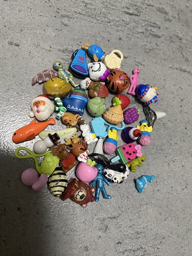 N年前的出口老货迷你微缩精致小摆件背后都带钢印（50个一组）
