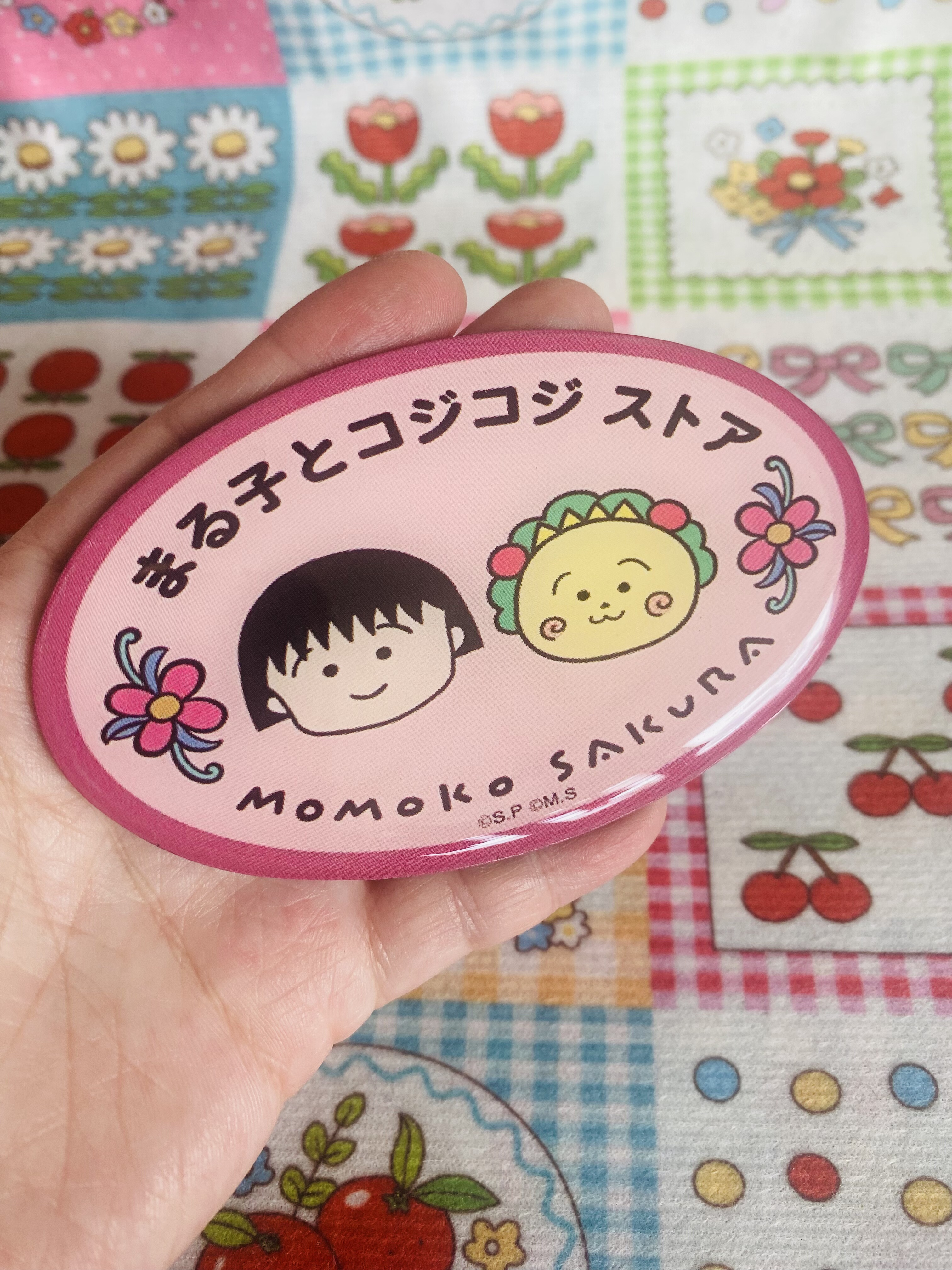 出口日本樱桃小丸子大号创意冰箱贴大吸力磁铁防盗门铁皮柜装饰