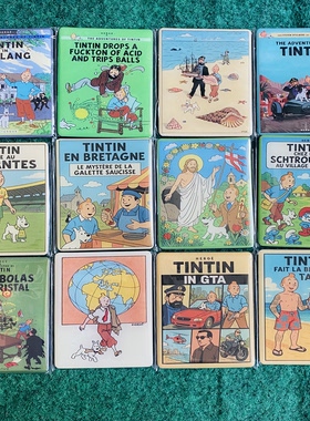新品丁丁历险记TinTin超大磁性创意冰箱贴