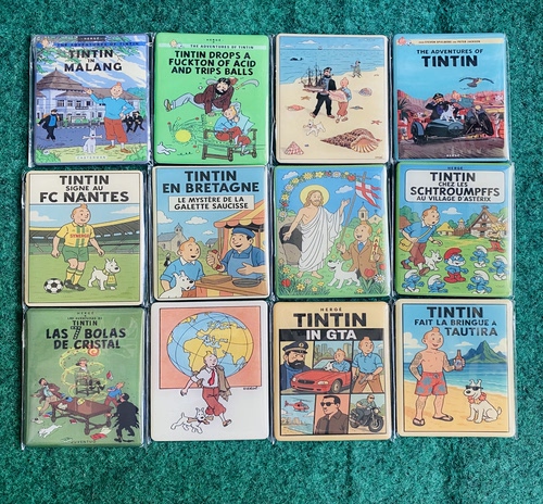 新品丁丁历险记TinTin超大磁性创意冰箱贴