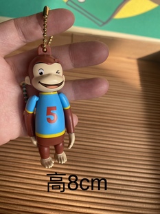 出口日本好奇的乔治四肢可活动可爱小猴子挂件玩偶