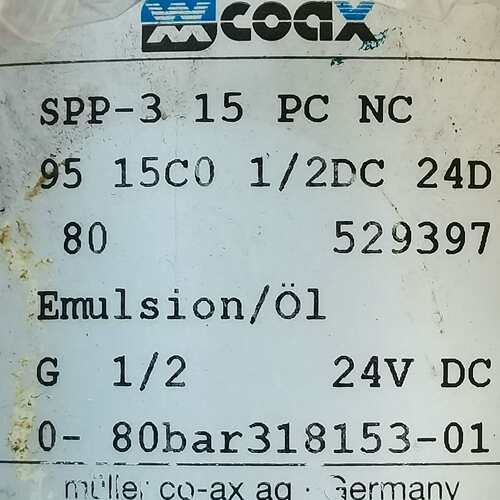 维修COAX spp-3 15PC 529397 阀议价