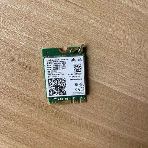 维修ax200无线网接口为M2 WiFi(PCIe协议价