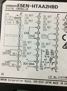 维修正品温控器E5AN/E5EN-HTAA2HB HTAA2HB议价