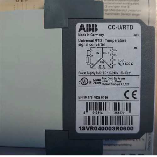 维修1SVR040003R0600, CC-U/RTD 110-议价