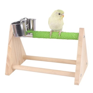 鹦鹉站杆磨砂站棒鸟桌面站架小号可移动架子训练奖励架牡丹和尚架