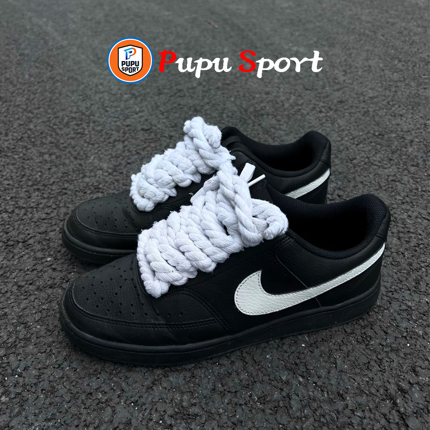 【定制球鞋】Nike Court VisionLow耐克白色孤影潮流街头低帮板鞋,运动鞋new,板鞋,淘宝优惠券,粉丝福利购,淘宝优惠卷