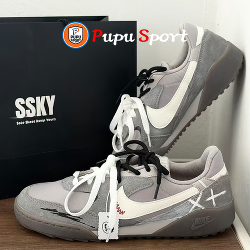 Nike Terra Manta莫兰迪灰美式街头复古潮流运动休闲鞋男子定制鞋