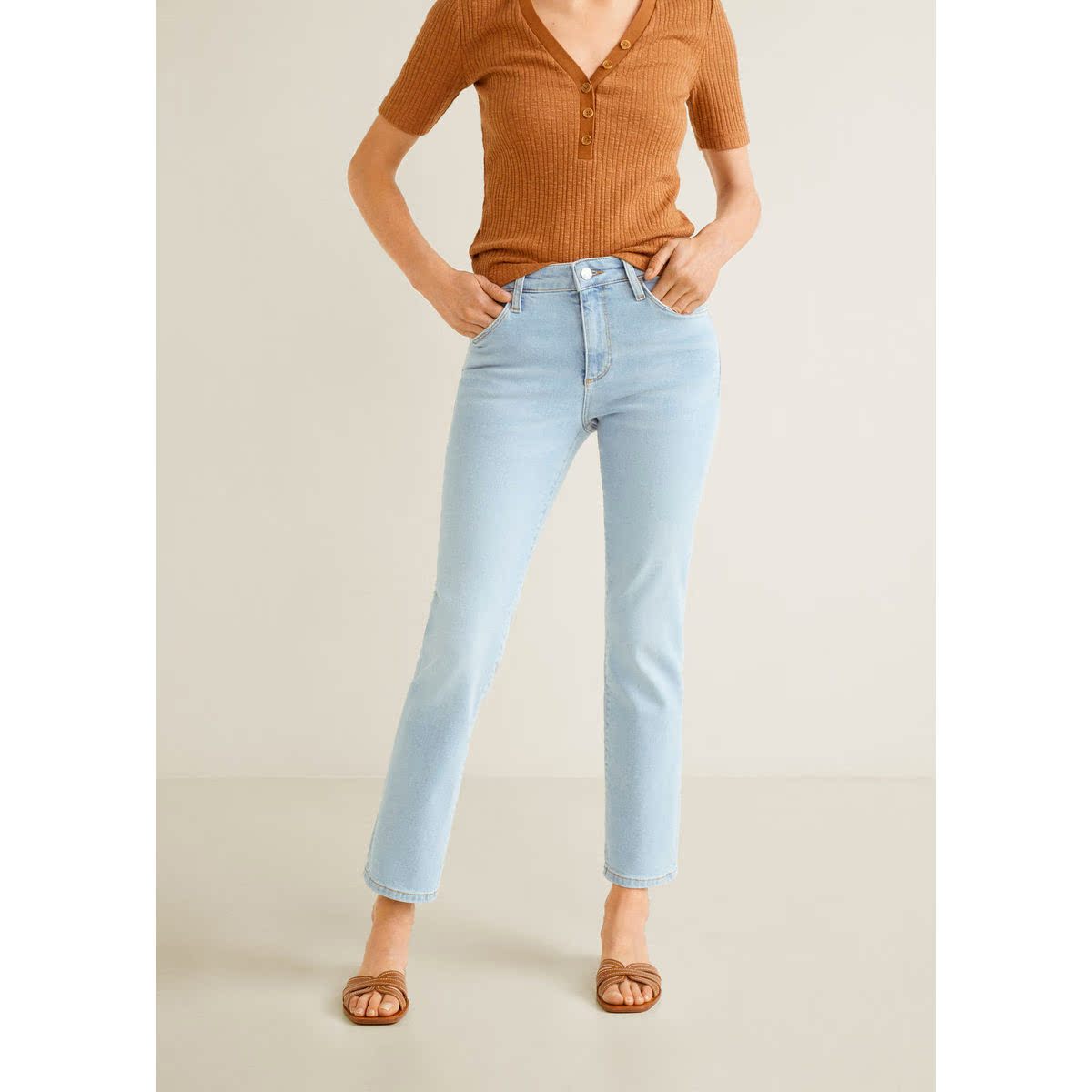 女装2019春夏棉质轻水洗中腰修身STRAIGHT牛仔裤43007038|msdalam kategori Butik wanita / wanita, seluar jeans - dari Buy2taobao.com untuk memberikan perkhidmatan ejen Taobao profesional membeli