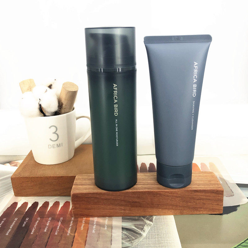 韩国nature republic自然乐园男士非洲鸟精华乳洗面奶剃须泡套盒