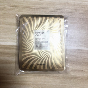 tonymoly韩国24K黄金蜗牛面膜补水保湿紧致抗皱修护赠品装10片