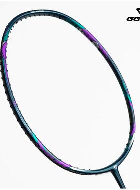 GGEM聚将新款辐射LBTS6.04轴碳布中杆全碳纤维羽毛球拍速度进攻攻