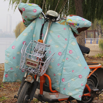 防水保暖分体电动车挡风被保暖