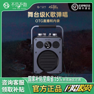 不見不散流浪者D5戶外K歌音響廣場舞樂器演出家用大音量手提音箱
