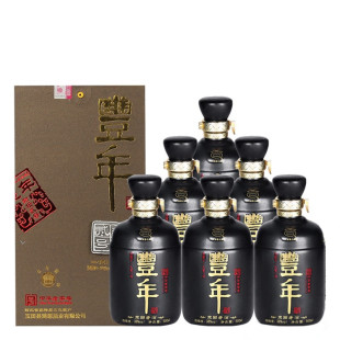 6瓶整箱装 丰年 玉田老酒 38度封坛贰号500ml 浓香型白酒河北唐山