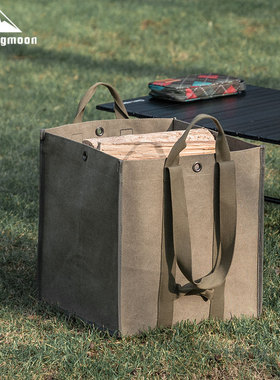 CAMPINGMOON柯曼露营帆布柴包耐磨耐刮户外装备混装包铁件装备包