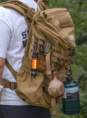 柯曼S型不锈钢挂扣8字扣登山背包扣快挂钥匙扣户外水壶挂钩万能扣