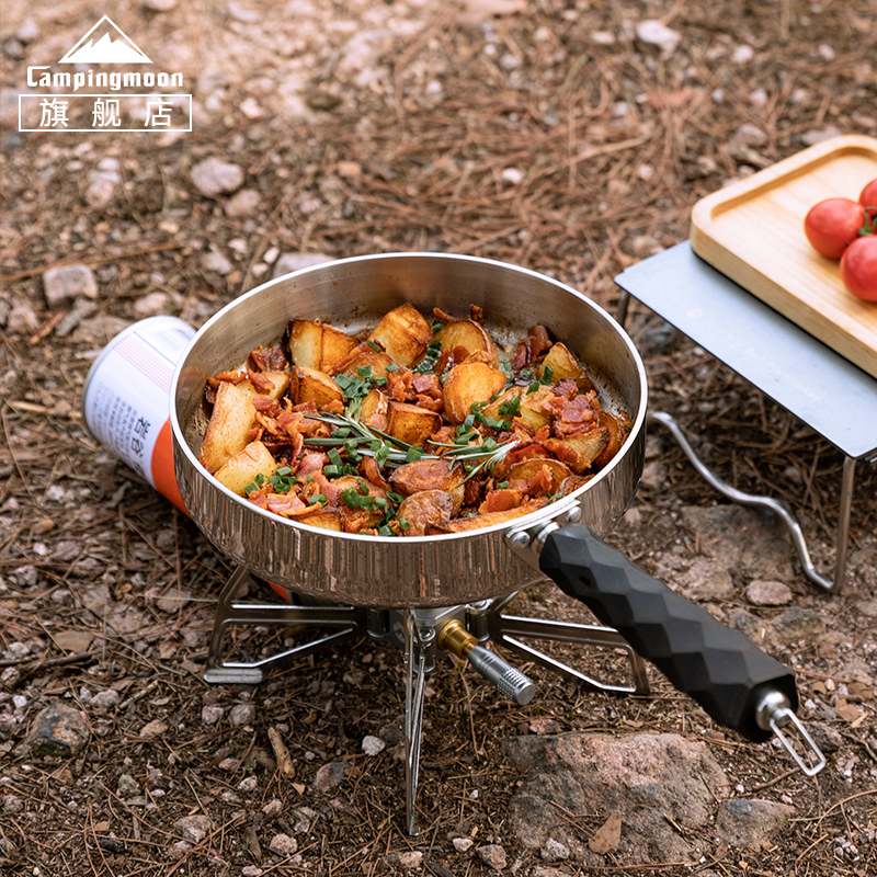 柯曼三层钢加厚304煎盘