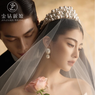 珍珠2025年夏季高级感时尚新娘