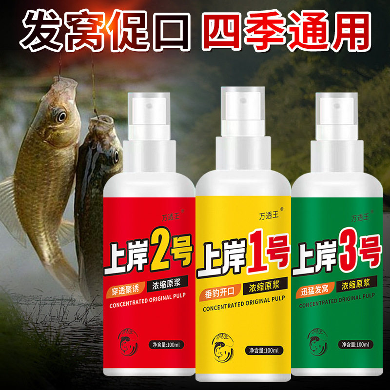 上岸1号2号3号钓鱼小药套装钓王