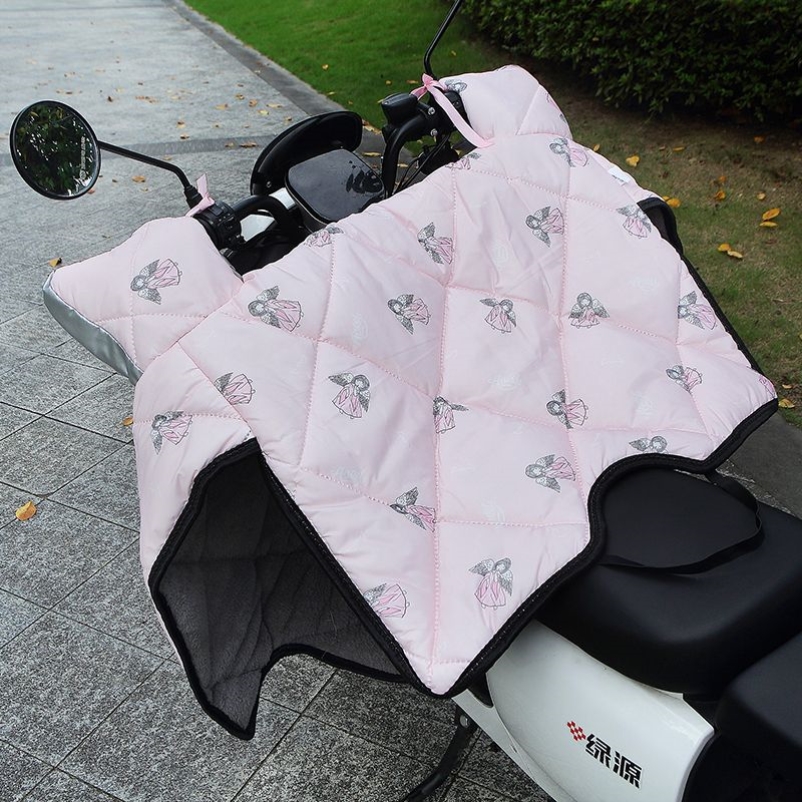 电动车挡风被冬季加绒加厚防水防风防冻电瓶摩托车专用冬天厚款