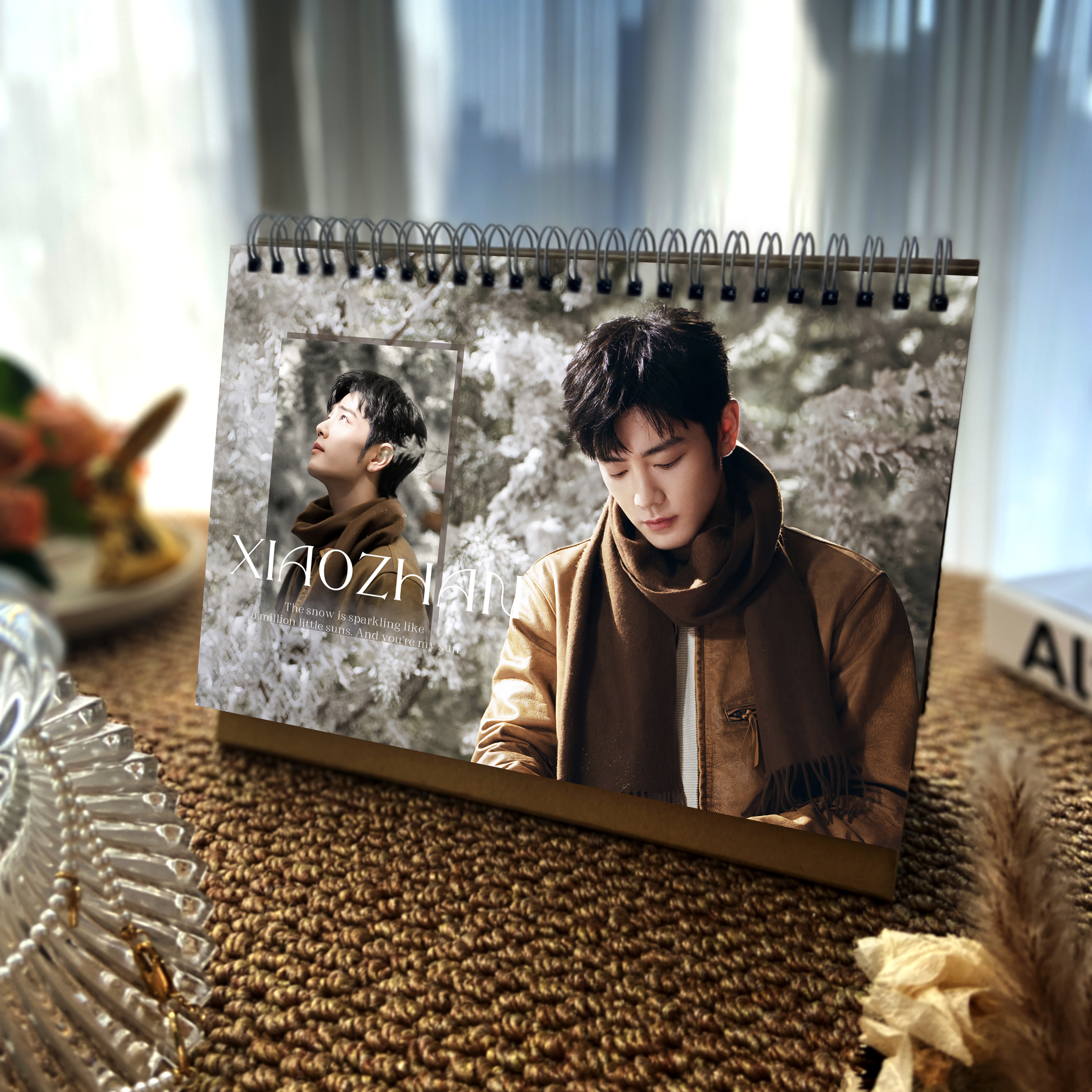 肖战周边台历周历单向历礼盒