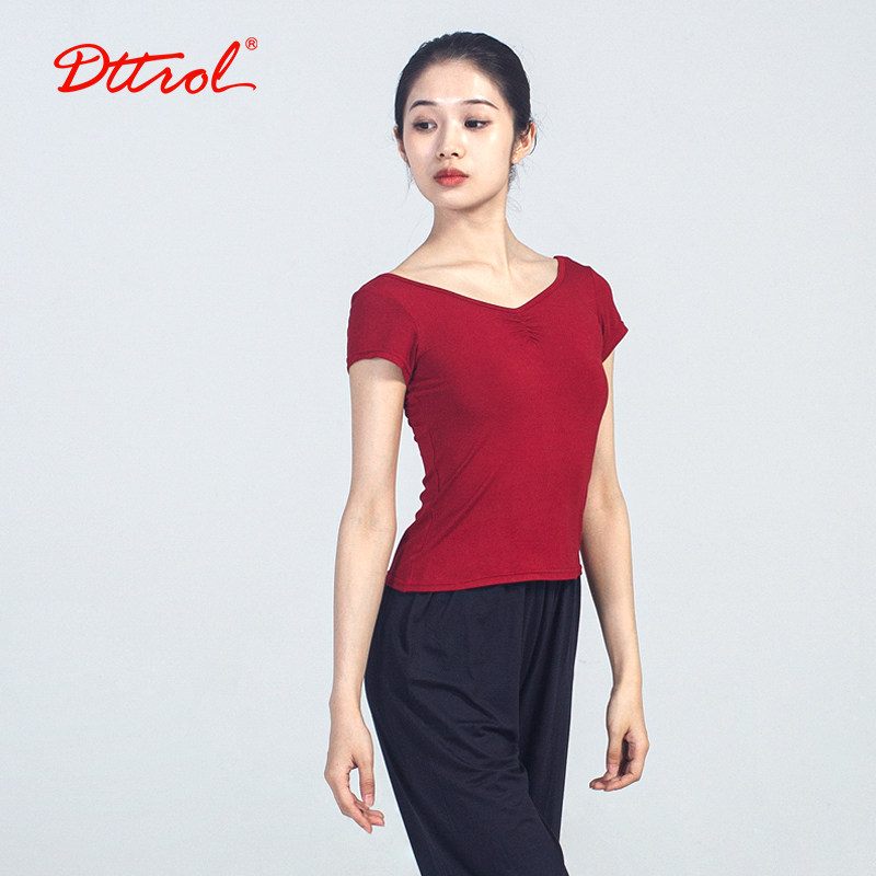 笛雀儿成人中国舞服短袖