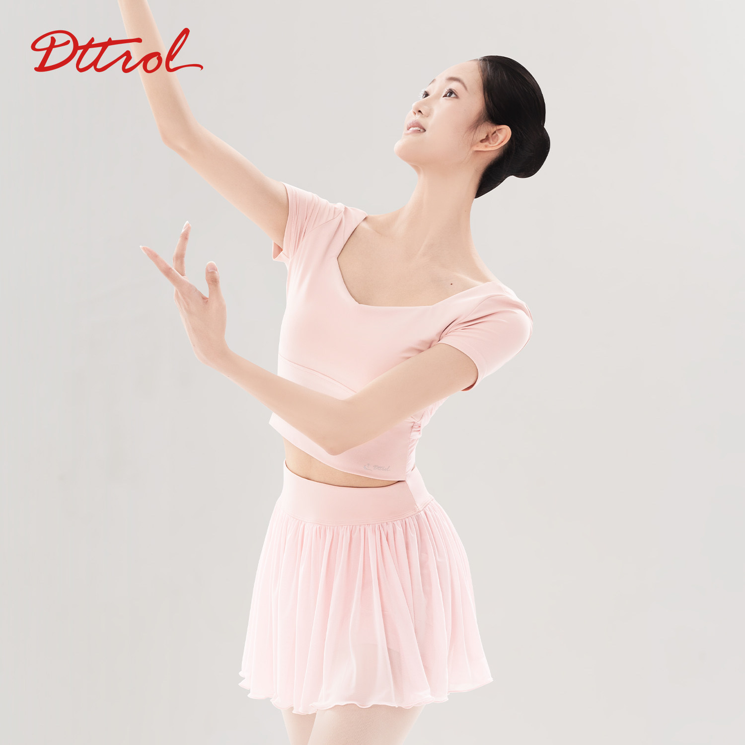 【新品】笛雀儿秋冬芭蕾舞服舞蹈服练功服网纱短袖体服芭蕾舞体服