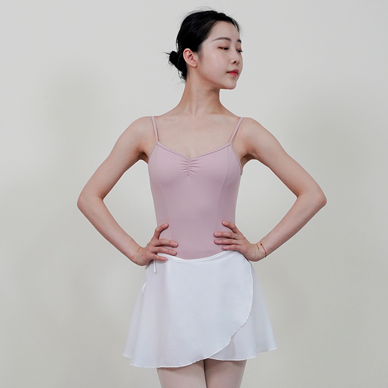 笛雀儿舞蹈半身纱裙三色可选