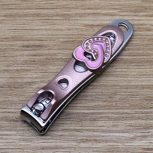 正品金达日美女士专用指甲刀可爱中号平口指甲钳女生便携式指甲剪