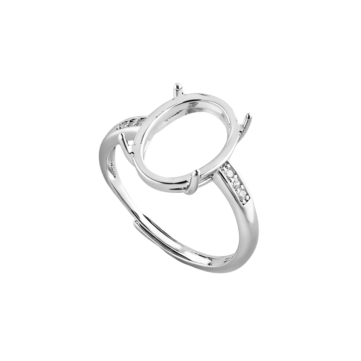 戒指空托DIY配件镶嵌绿松石戒托